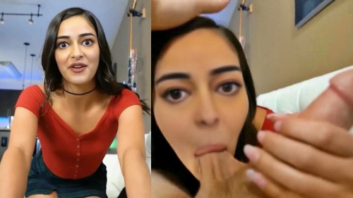 Ananya Panday sucking blowjob video deepfake sex pov casting