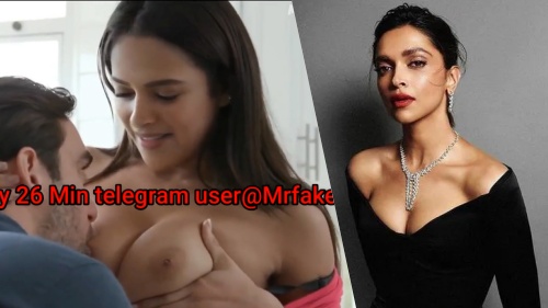 Deepika Padukone nipple deepfake boobs pressed blowjob video