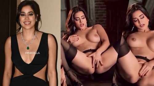 Janhvi Kapoor pussy video spreading leg deepfake lingerie