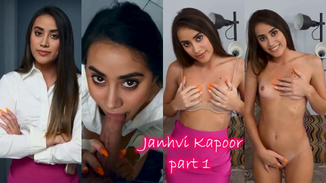 Janhvi Kapoor striptease cock panties fingering bra video