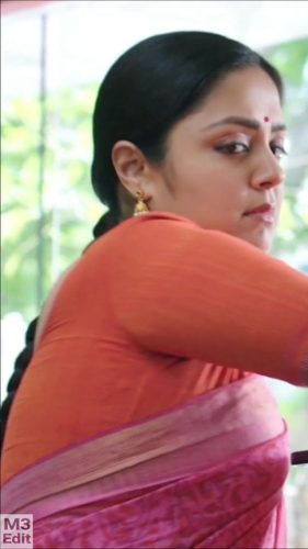 Jyothika Blows Hot in Sizzling Red Saree Dance