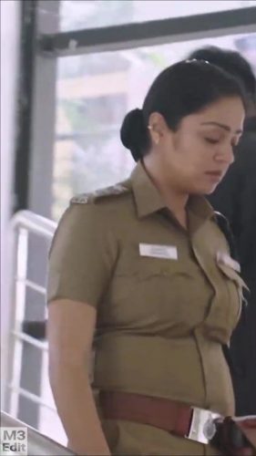 Jyothika Sizzles in Sizzling Police Look – Bollywood Fashion