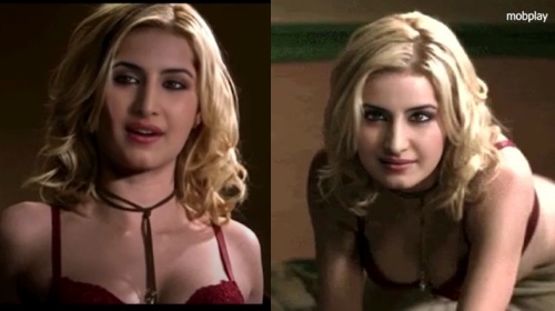 Katrina Kaif striptease deepfake nude bra video cleavage red