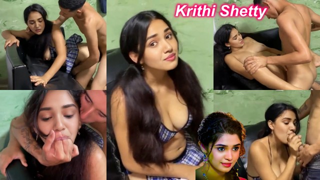 Krithi Shetty blowjob deepfake pussy removed bra pressed