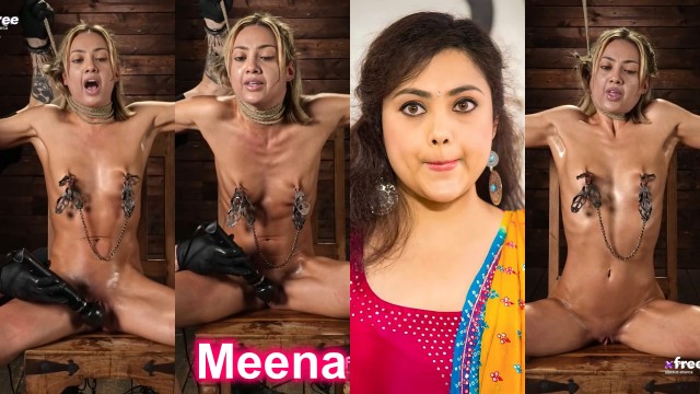 Meena actress BDSM pussy nipple young clipped naked video
