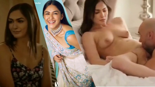 Mrunal Thakur deepfake nude licking pussy bedroom sex fuck