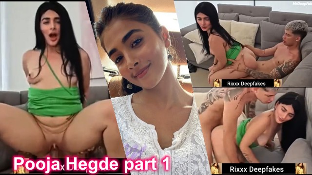 Pooja Hegde casting licking xxx couch leg deepfake pussy
