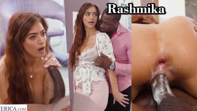Rashmika Mandanna private blacked blowjob forced titsjob