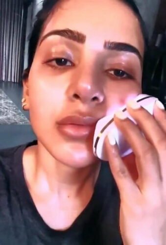 Samantha Akkineni Glows with Oil Facial Routine