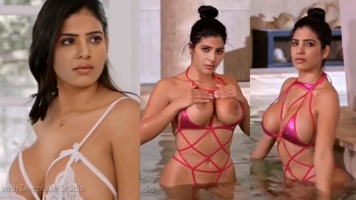 Samantha Ruth sex nipple wedding pool big swimming deepfake