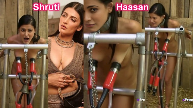 Shruti Haasan milking boobs small deepfake naked cowgirl