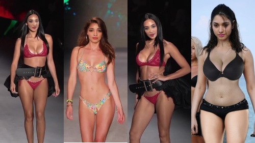 Tamanna Bhatia show bikini video fashion semi walk nude ramp