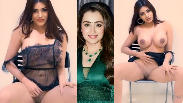 Trisha big nipple show pussy lingerie removing striptease